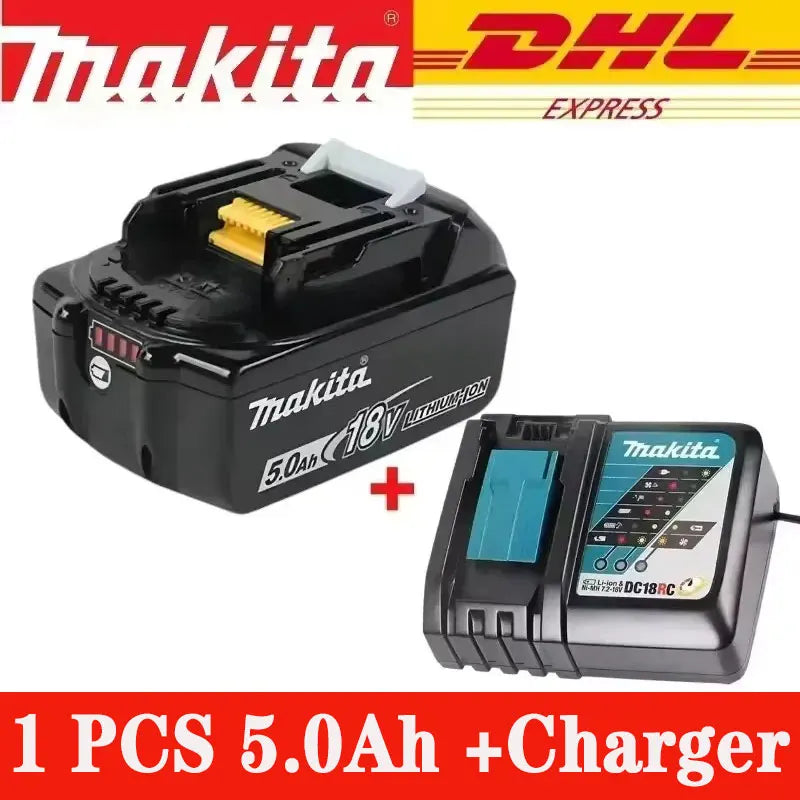 Makita Original 18V 5.0ah, 6.0ah and 9.0ah battery and charger Combo