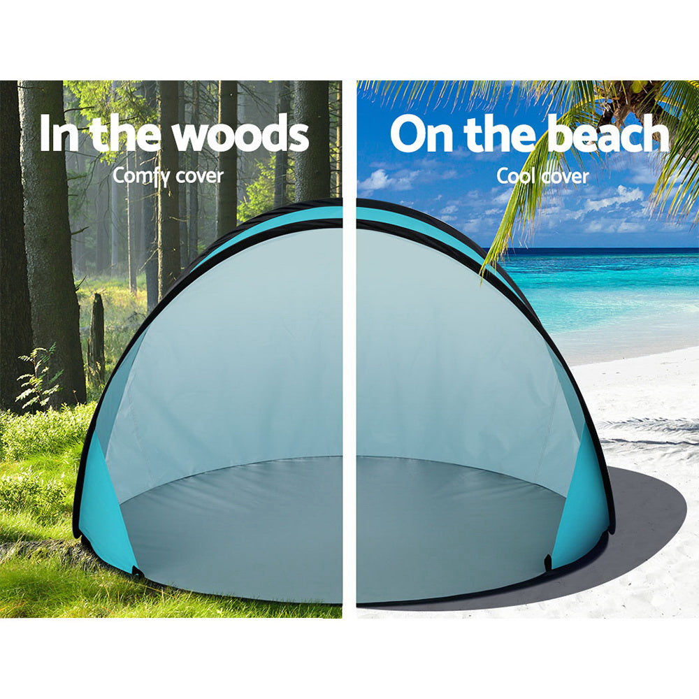 Beach Tent Pop up Camping Portable Sun Shade Shelter Fishing