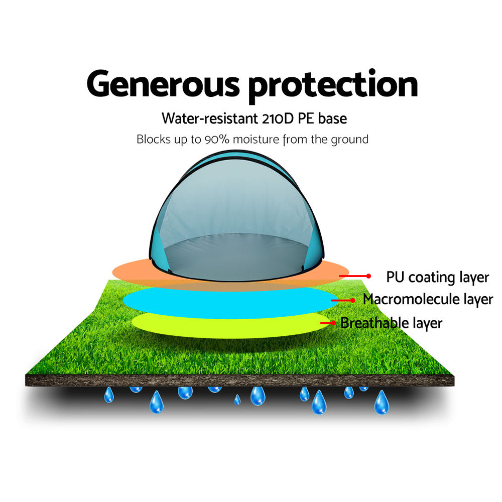 Beach Tent Pop up Camping Portable Sun Shade Shelter Fishing