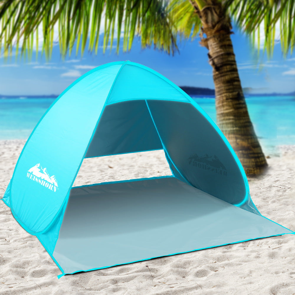 Beach Pop Up Tent Camping Hiking 3 Person Sunshade Fishing Shelter
