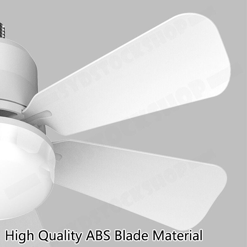 Ceiling Fan 16.5" with LED Light 3-Speed Remote Control