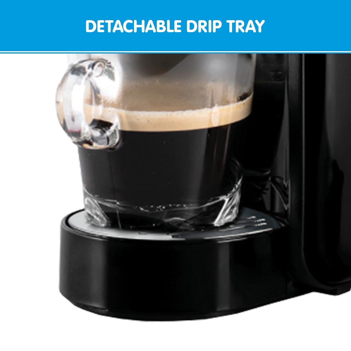 Coffee Machine Nespresso Pronti HomeMaid 3-in-1 Multi-Capsule Pods and Ground Coffee Nespresso & Caffitaly Compatible CM-511HM