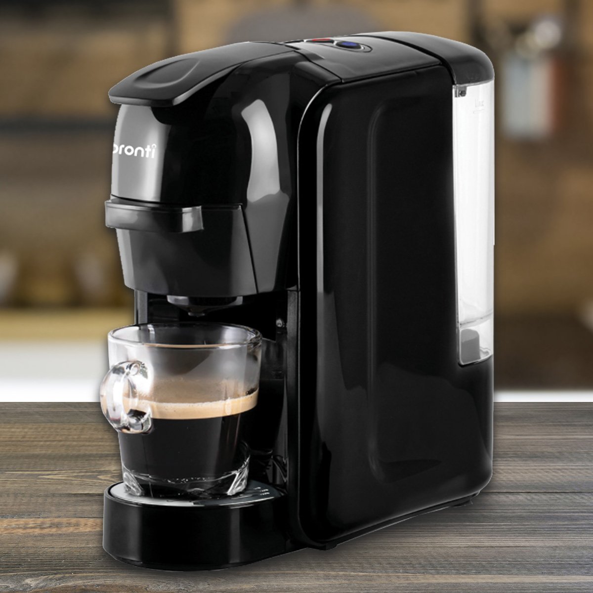 Coffee Machine Nespresso Pronti HomeMaid 3-in-1 Multi-Capsule Pods and Ground Coffee Nespresso & Caffitaly Compatible CM-511HM