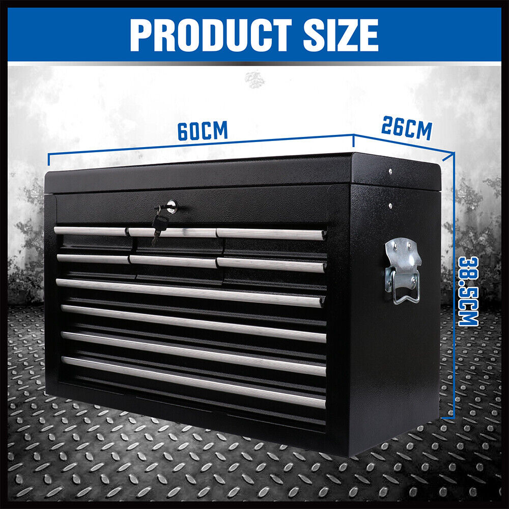HORUSDY 10-Drawer Toolbox Tool Chest with Lockable Drawers.