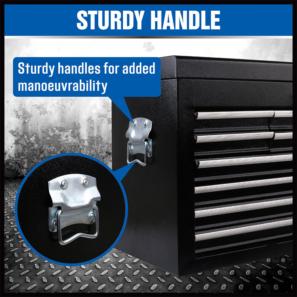 HORUSDY 10-Drawer Toolbox Tool Chest with Lockable Drawers.