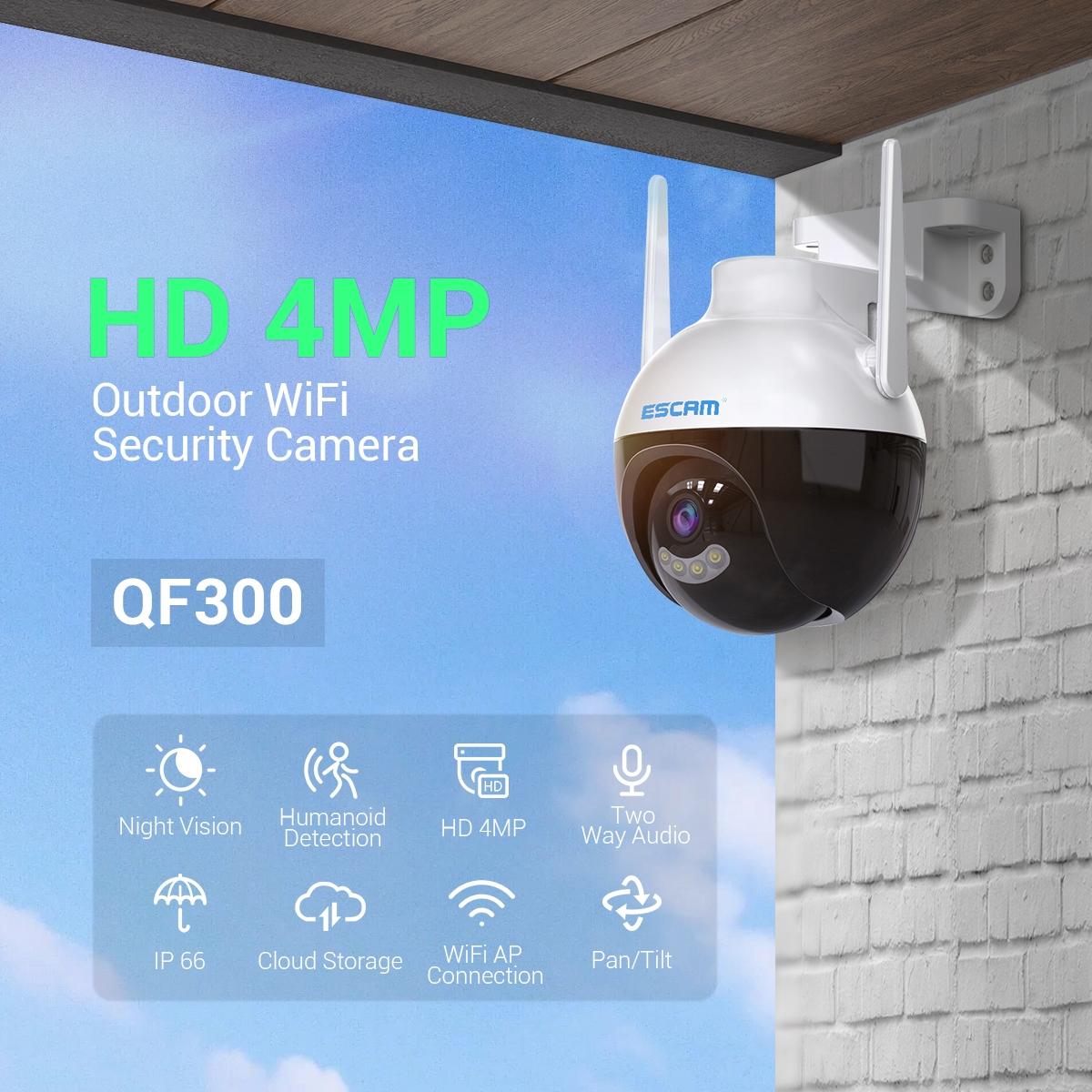 Camera Smart Wifi Ip With Ai Detection Auto Tracking Cloud Storage Night Vision Two-Way Voice