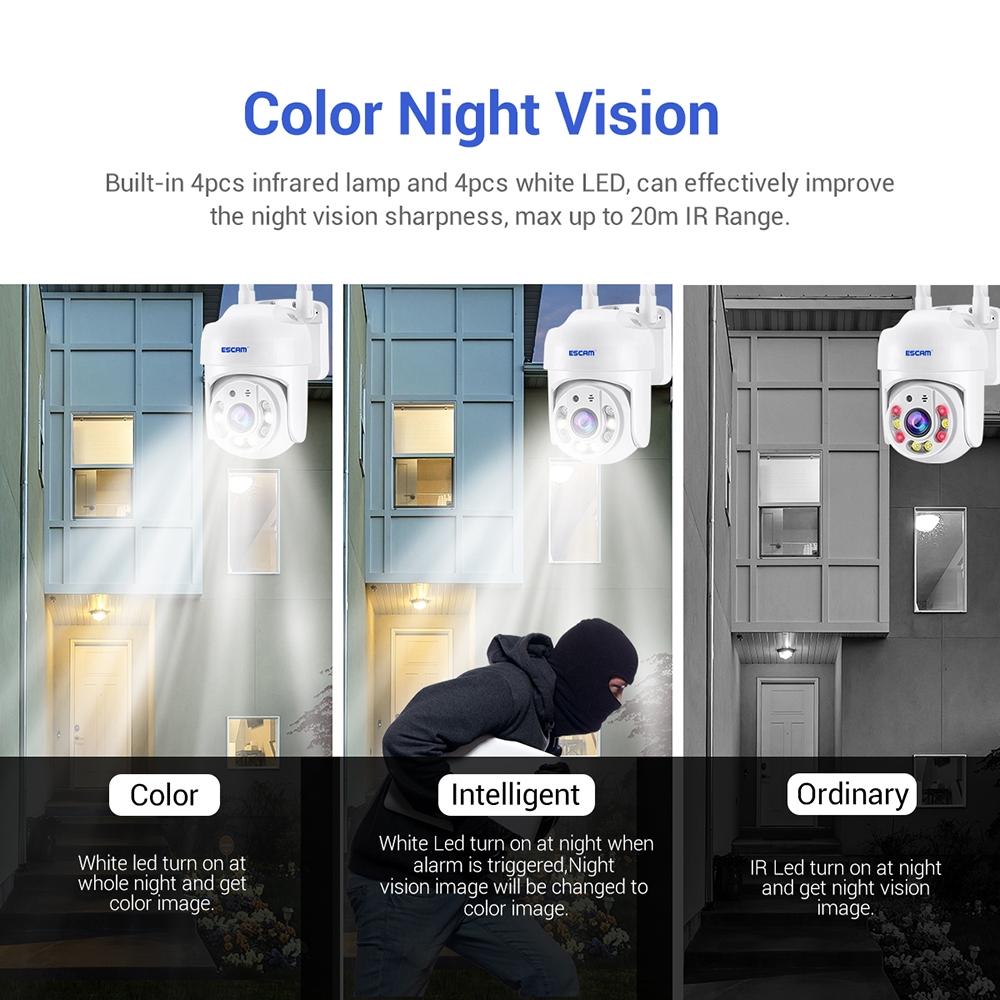 Security Camera 4Mp Wifi Camera With Two-Way Voice Night Vision And Motion Detection