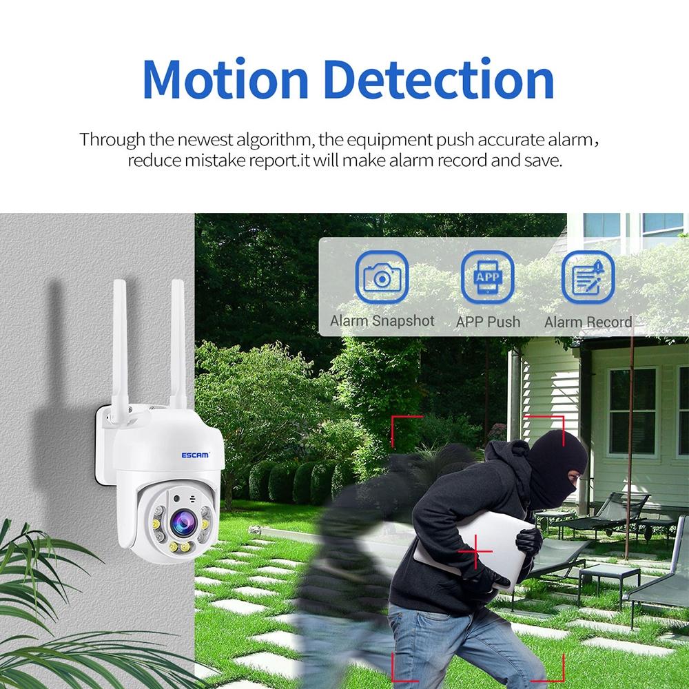 Security Camera 4Mp Wifi Camera With Two-Way Voice Night Vision And Motion Detection