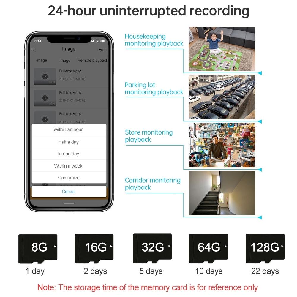 Security Camera 4Mp Wifi Camera With Two-Way Voice Night Vision And Motion Detection