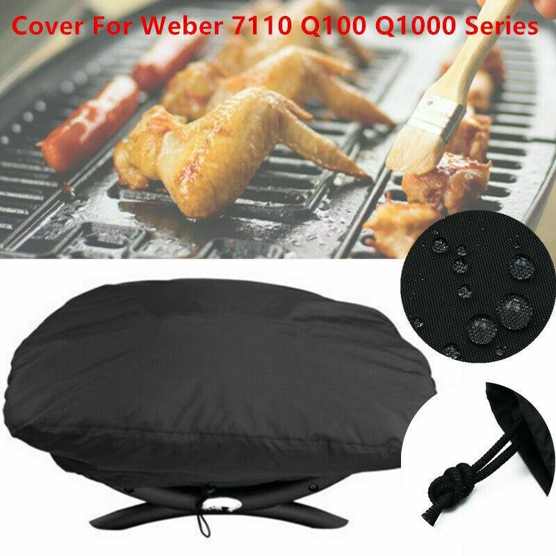 Weber BBQ Waterproof Cover for Weber 7100 / Q100 / Q1000 - 67.1x44x32cm - Ideal for Outdoor Camping and Garden