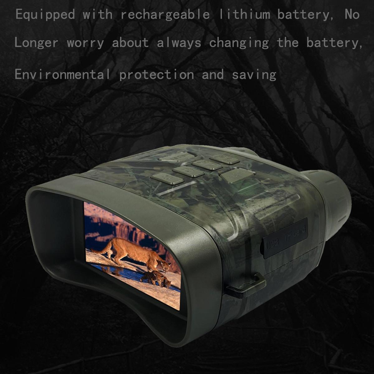 Night Vision Binocular 4k Hd Digital for Outdoor Hunting - Camouflage
