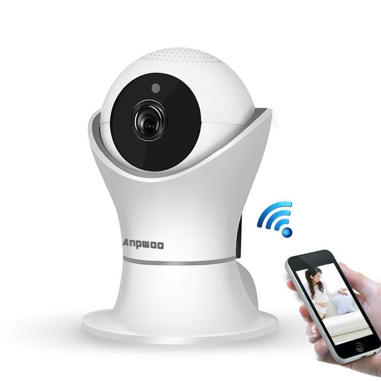 Security Camera Wireless Hd Ip Camera With Motion Detection & Night Vision - 128Gb Tf Card Support White