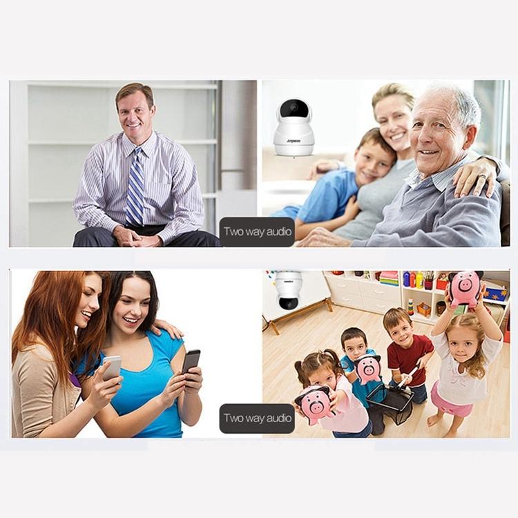 Security Camera Wireless Hd Ip Camera With Motion Detection & Night Vision - 128Gb Tf Card Support White