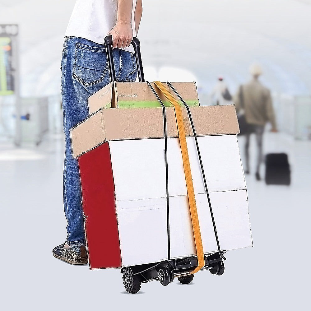 Portable Cart Folding Dolly, Push Truck Hand, Collapsible luggage trolley 70Kg.