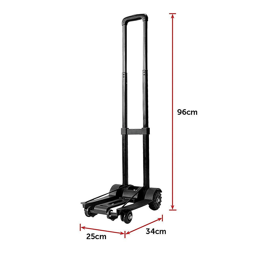 Portable Cart Folding Dolly, Push Truck Hand, Collapsible luggage trolley 70Kg.