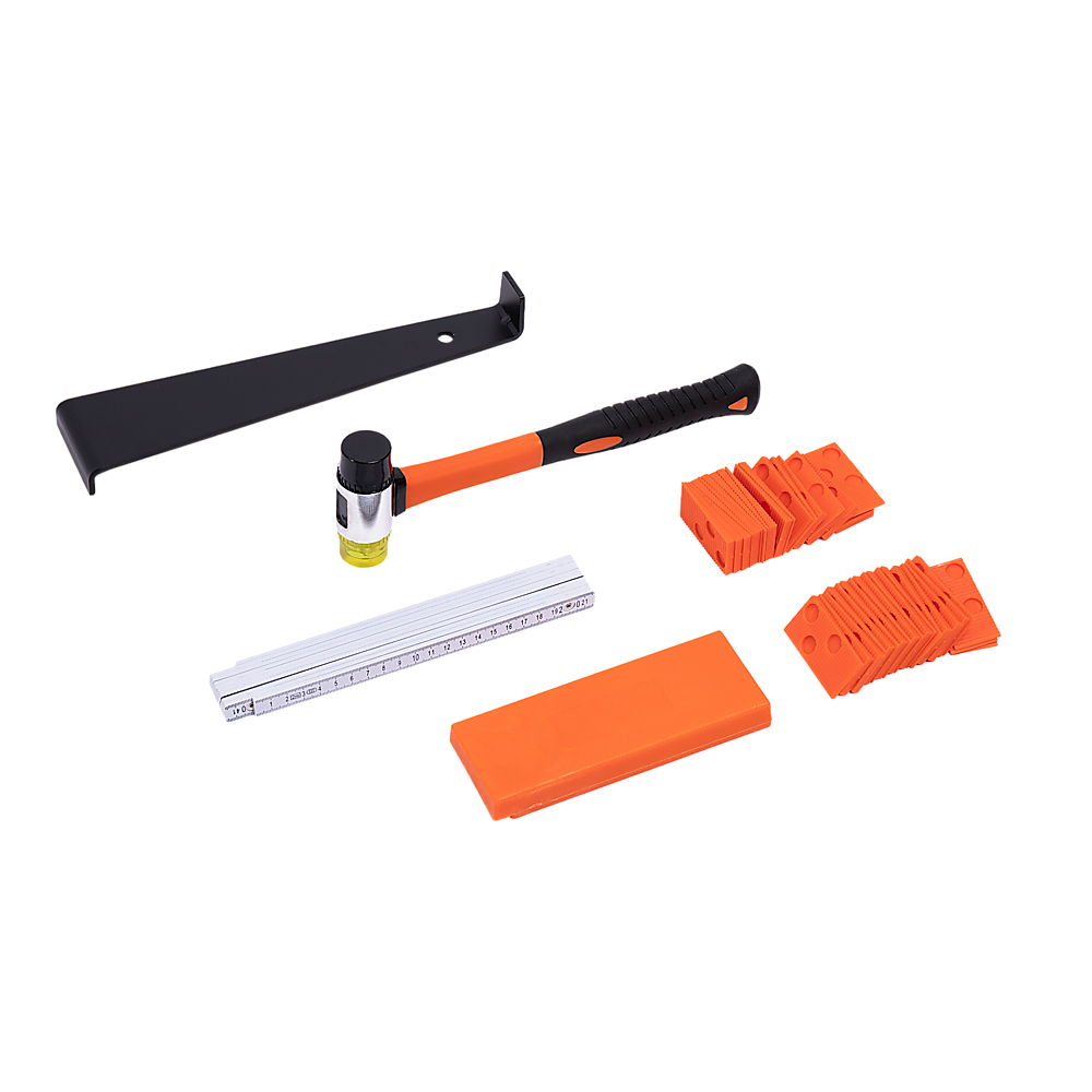 Laminate Wood 48pc Flooring Installation Kit.