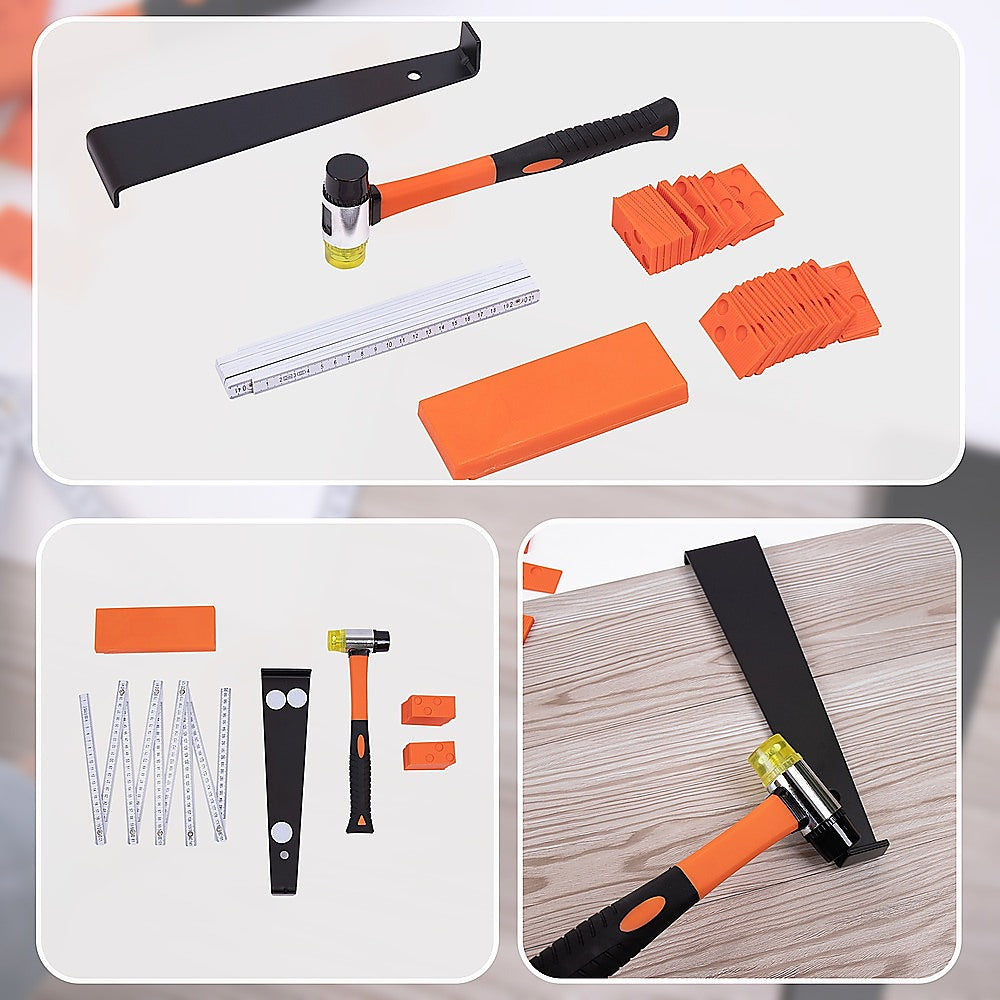 Laminate Wood 48pc Flooring Installation Kit.