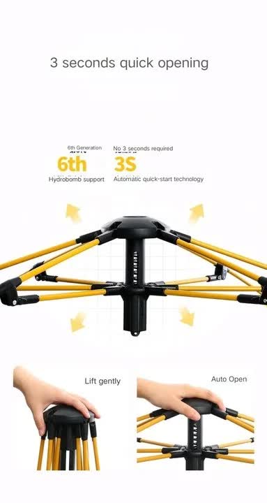 Tent 210x200x135cm Outdoor Family Instant Ultralight Portable Folding Popup Waterproof Oxford Fiberglass Automatic Tent For Camping Events