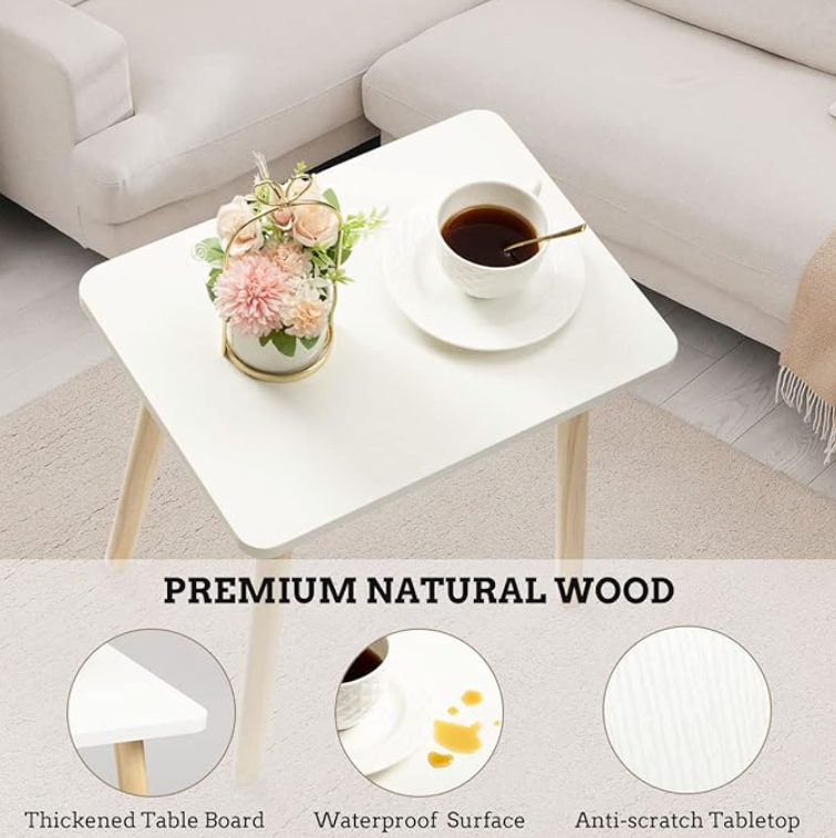 Side Table White