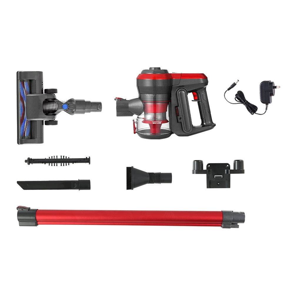 Stick Vacuum Cleaner Brushless Cordless 250W Red