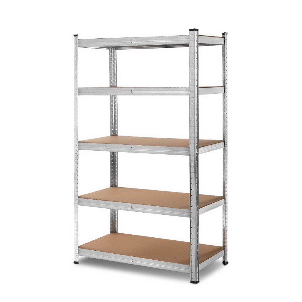 Garage Shelving - Giantz 1.8M x 0.9M Warehouse Racking Rack- Silver