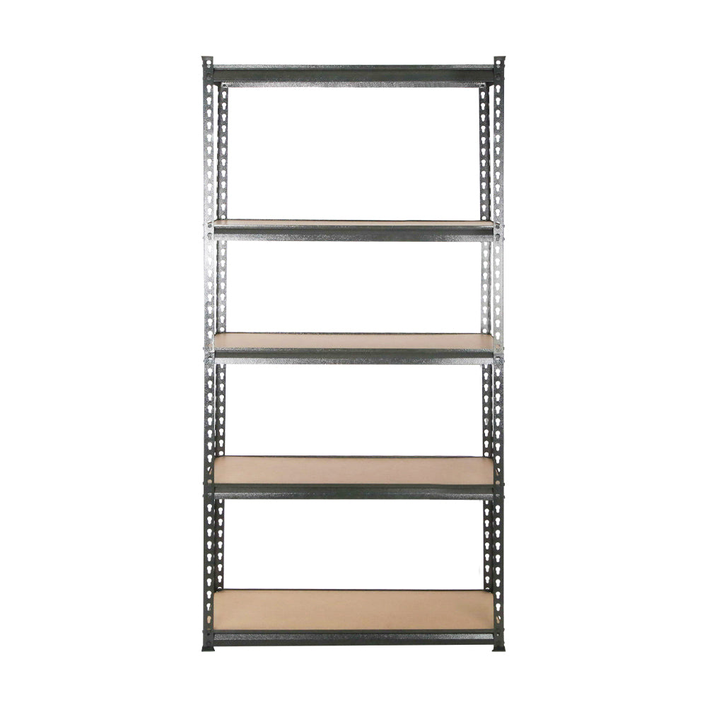Garage Shelving - Giantz 6X1.5M x 0.7M Garage Shelving Warehouse Rack Pallet Racking Storage Shelves Charcoal