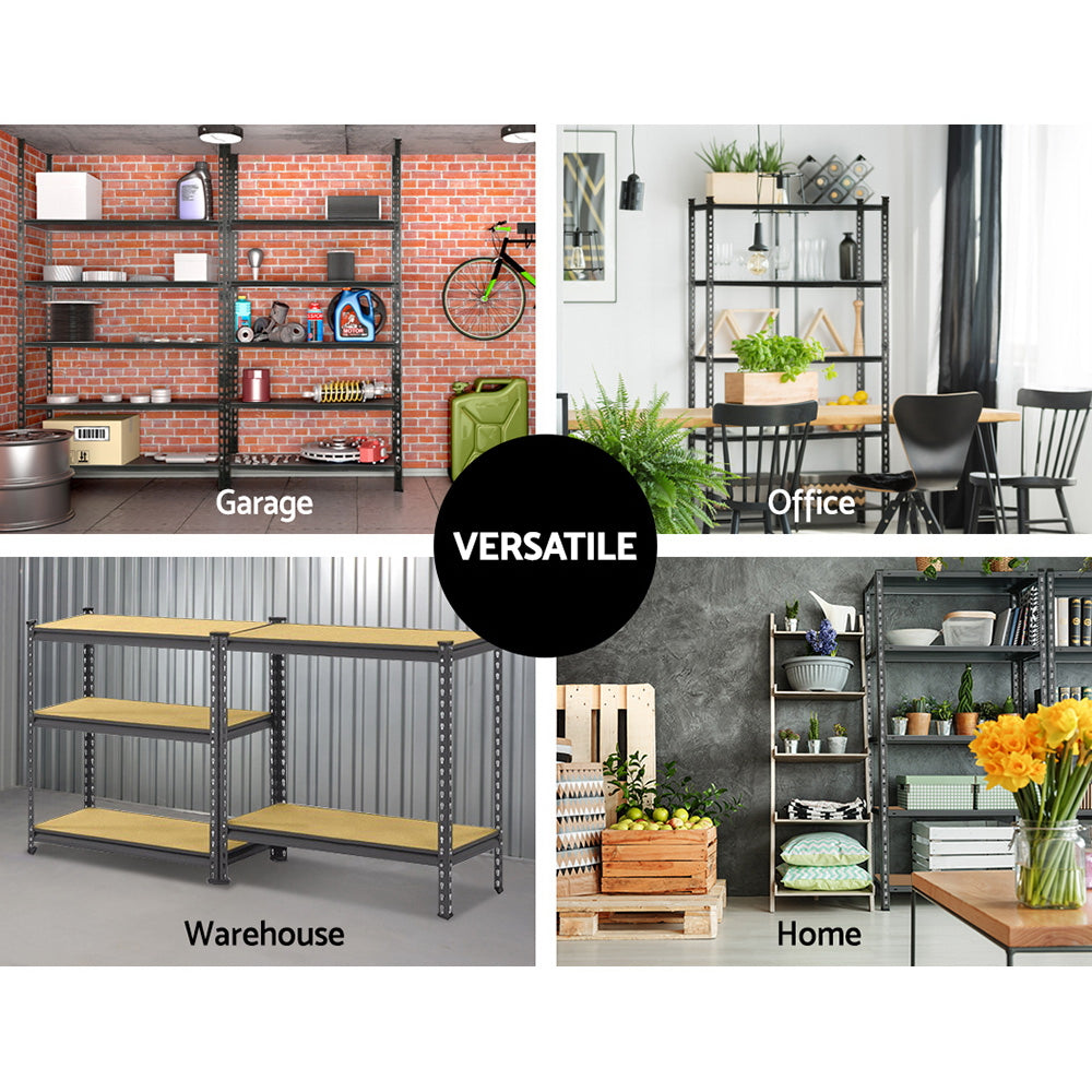 Garage shelving - Giantz 2x1.8M x 0.9M Garage Shelving Warehouse Rack Pallet Racking Storage Charcoal