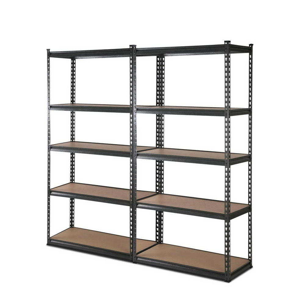 Garage shelving - Giantz 2x1.8M x 0.9M Garage Shelving Warehouse Rack Pallet Racking Storage Charcoal