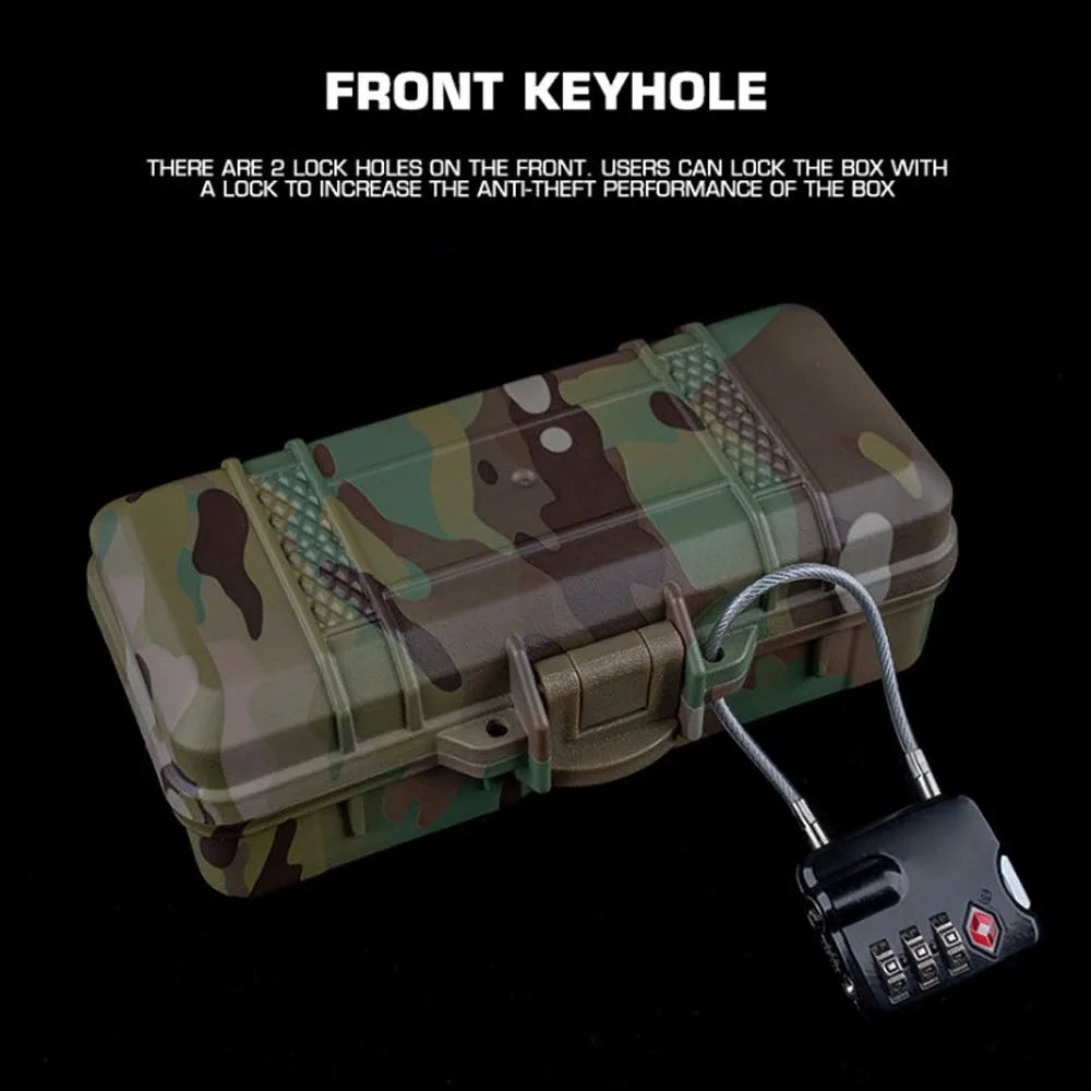*** Free Shipping*** Outdoor Shockproof, Waterproof Box with Sponge Protection Pads 15.2*6.3cm ***FREE SHIPPING***
