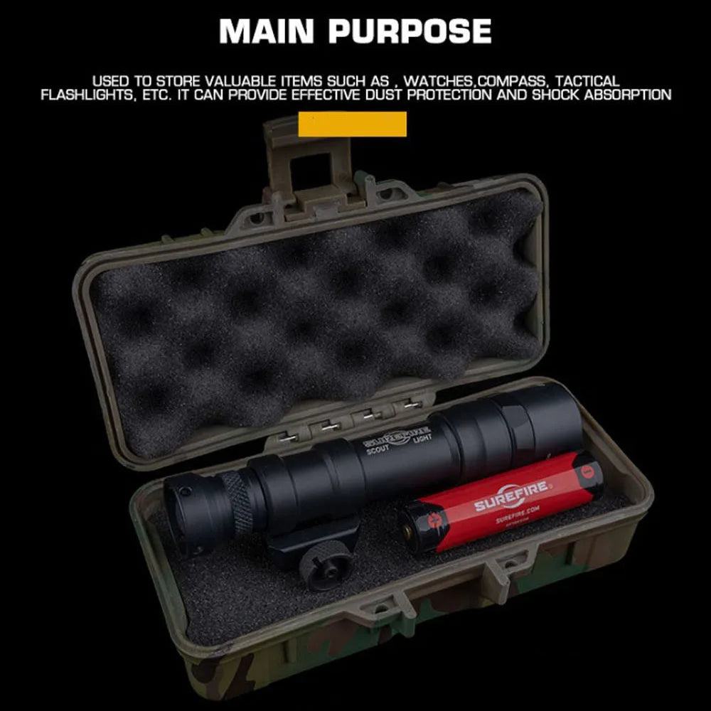 *** Free Shipping*** Outdoor Shockproof, Waterproof Box with Sponge Protection Pads 15.2*6.3cm ***FREE SHIPPING***