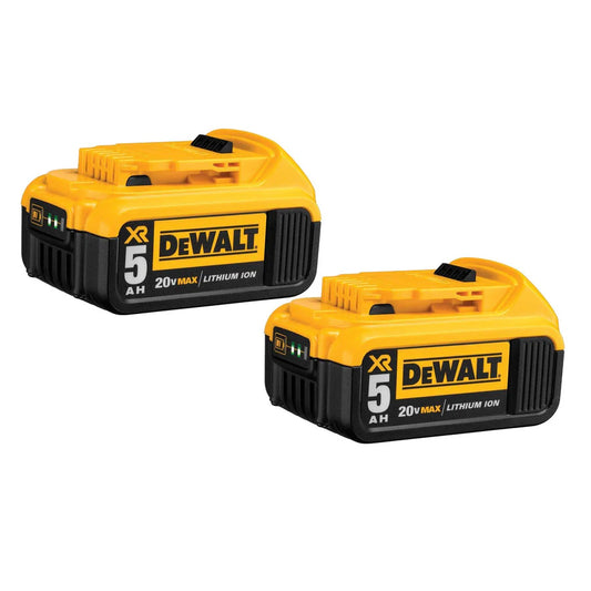 Dewalt DCB205-2  20V MAX* TOOL CONNECT™ 5Ah Battery (2 PK)