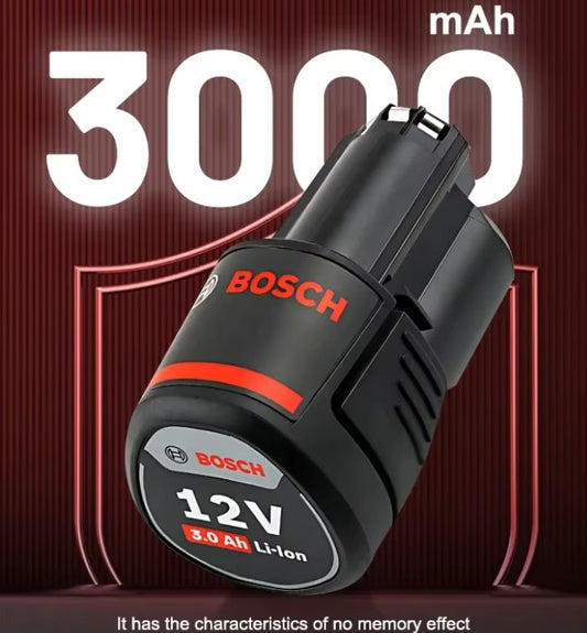 Bosch 12V 3.0Ah 3000mAh Lithium‑Ion Battery