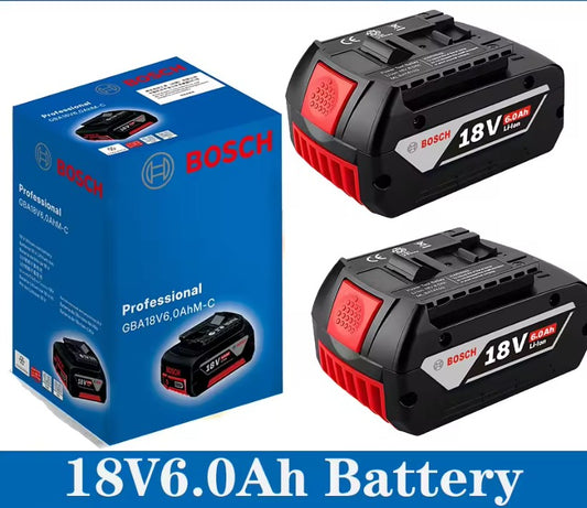 Bosch 18V 6.0Ah 6000mAh Lithium‑Ion Battery