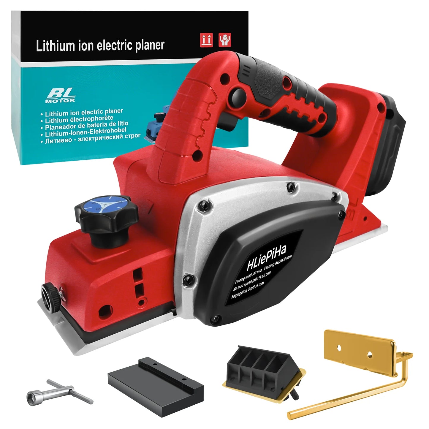 Milwaukee Compatible 18V Brushless Electric Planer 15000RPM