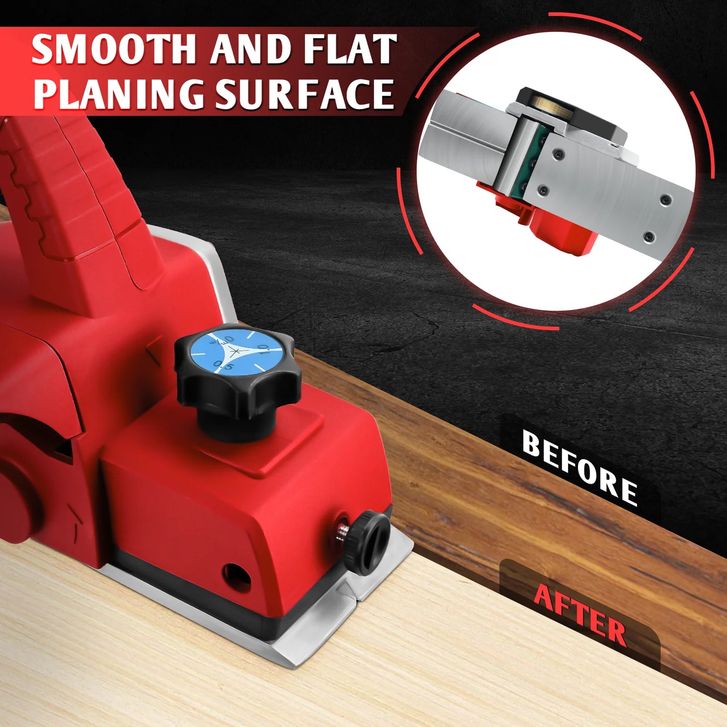 Milwaukee Compatible 18V Brushless Electric Planer 15000RPM