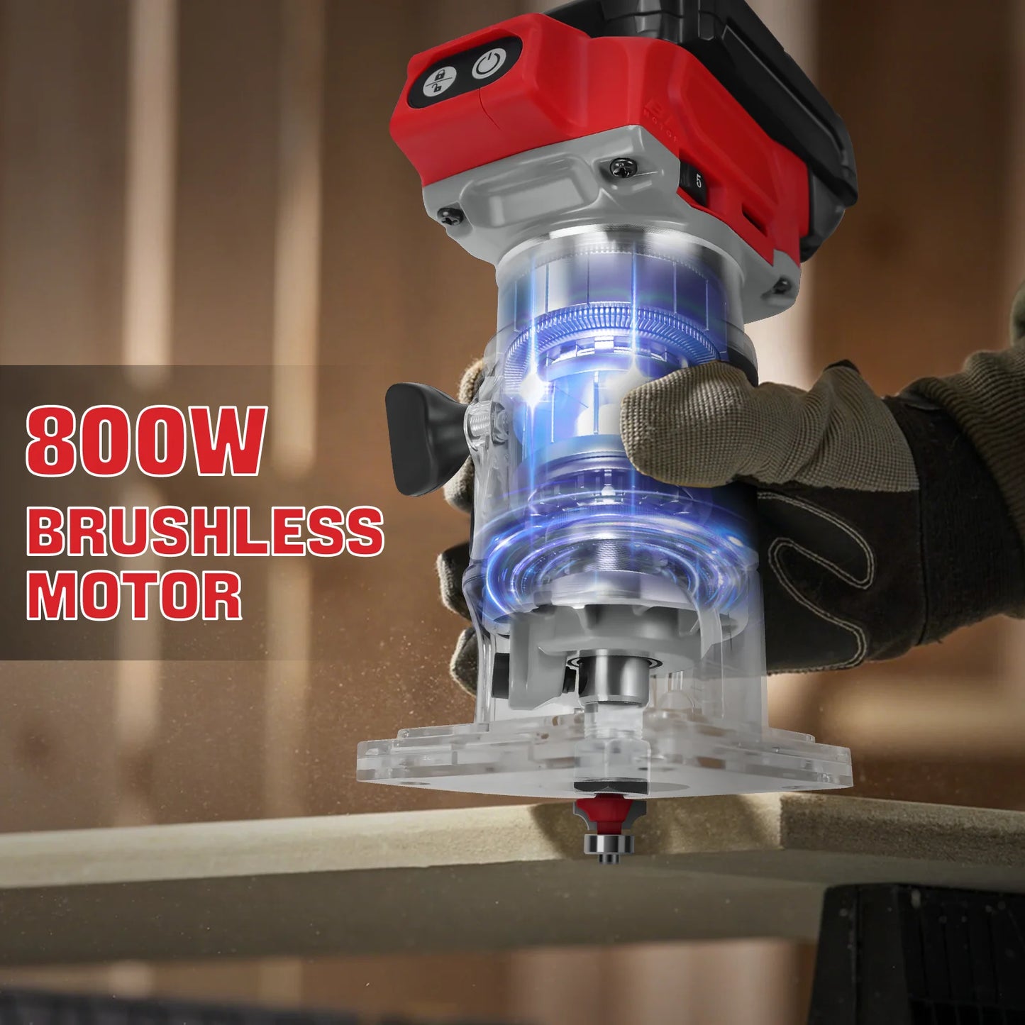Milwaukee compatible 18V 800W Brushless Electric Trimmer