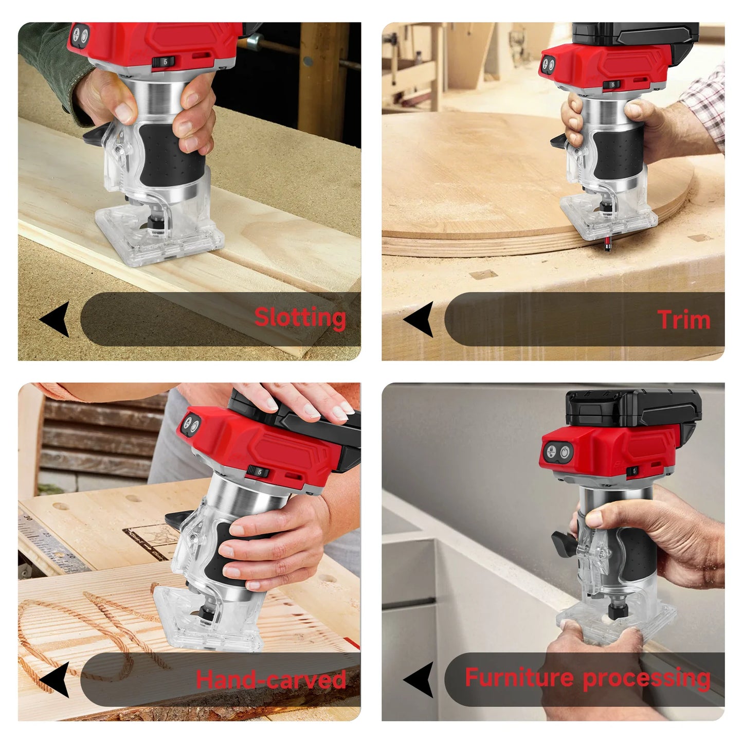 Milwaukee compatible 18V 800W Brushless Electric Trimmer