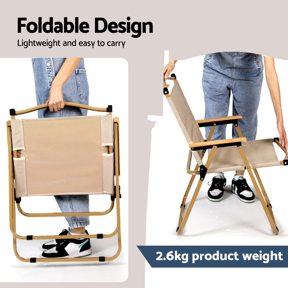 Camping Chairs Portable Folding Beach Chair Patio Furniture