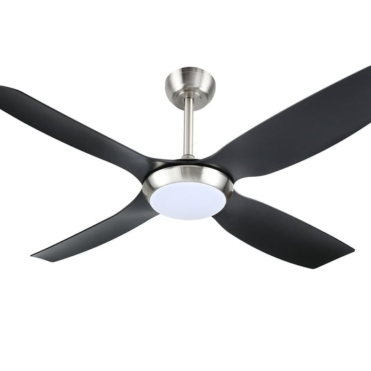 Ceiling Fan Devanti 52'' DC Motor w/Light w/Remote Black