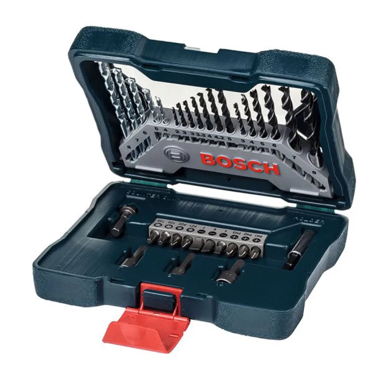 Bosch 33-Piece Twist Drill Metal Combination Drill Bit Masonry Drill Bit Woodworking Drill Bit Electric Screwdriver Head Set