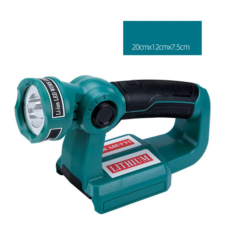 Makita Compatible JV LED Lamp 18V Cordless LED Flashlight Work Light Flashlight Without Battery USB Outdoor Emergency Lighting Spotlight