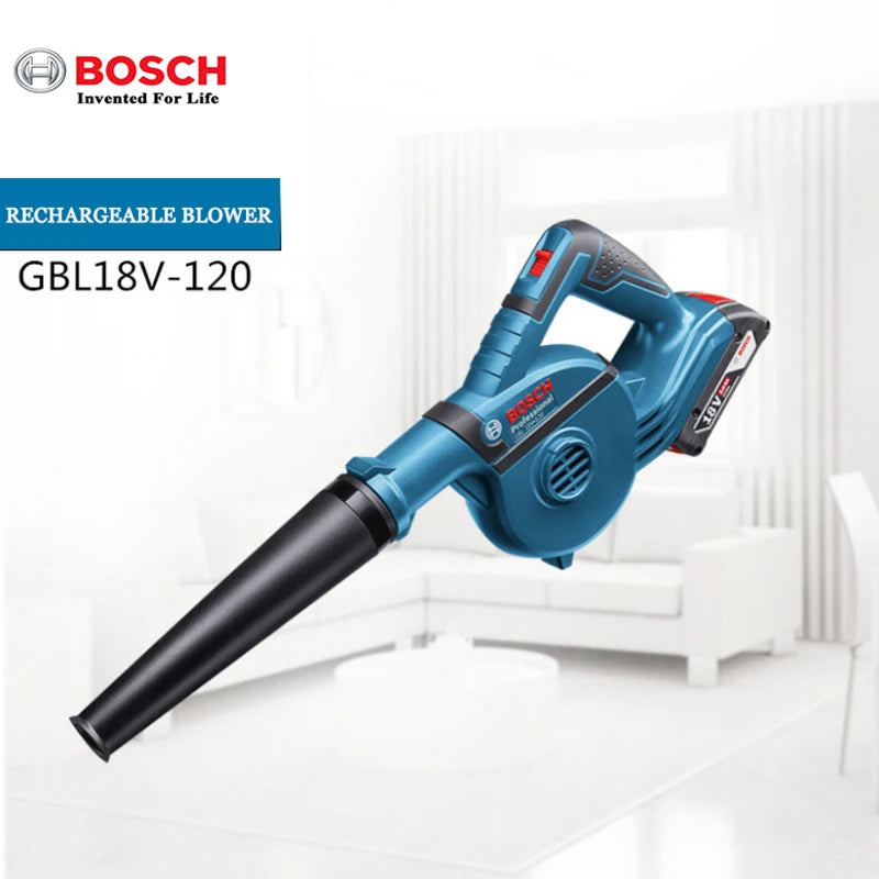 Bosch Cordless Blower GBL18V-120 Rechargeable 18V lithium Air Blower Industrial Dust Blower Fan leaf blower Without battery