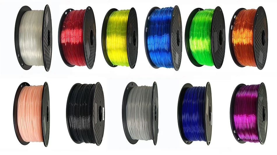 3D Printing JV 1.75mm Flexible TPU 3D Printing Filament No Bubble Non-toxic Sublimation 3D Printer Plastic Material TPU Filament 0.5KG/0.25KG