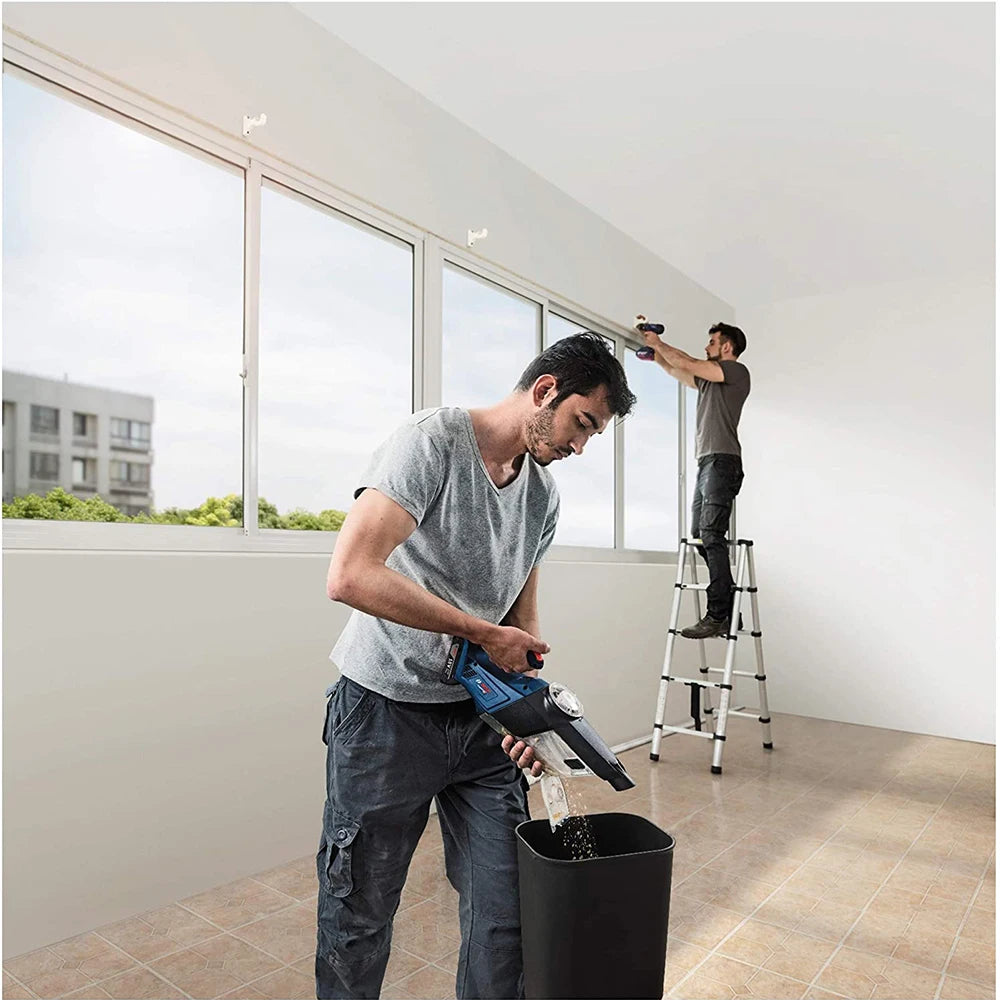 BOSCH 18V Cordless Vacuum Cleaner GAS 18V-1 Professional Rechargeable Handheld Industrial Vacuum For Car Household Woodworking
