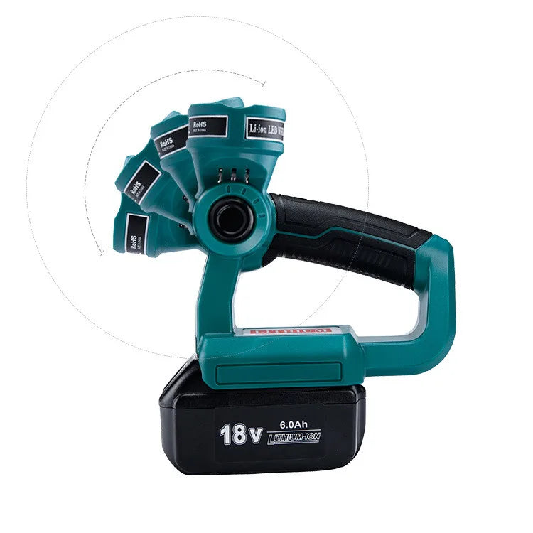 Makita Compatible JV LED Lamp 18V Cordless LED Flashlight Work Light Flashlight Without Battery USB Outdoor Emergency Lighting Spotlight