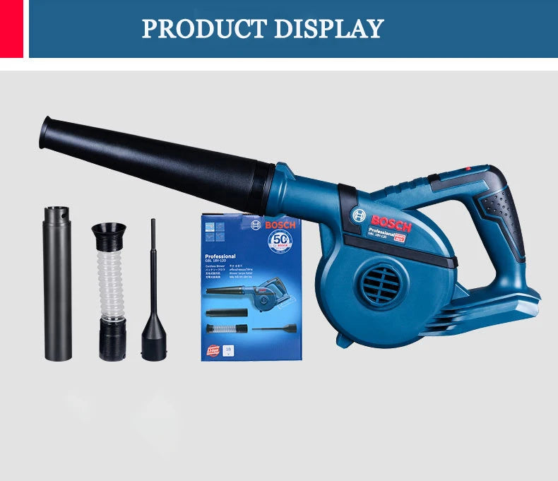 Bosch Cordless Blower GBL18V-120 Rechargeable 18V lithium Air Blower Industrial Dust Blower Fan leaf blower Without battery
