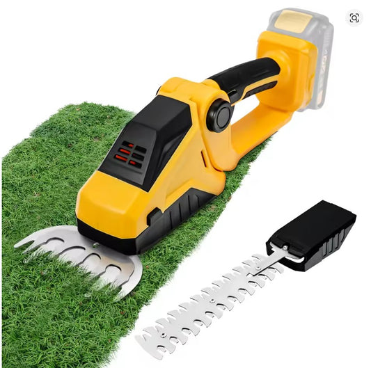 DeWalt Compatible 18v 20v 2‑in‑1 Cordless Hedge &amp; Grass Trimmer