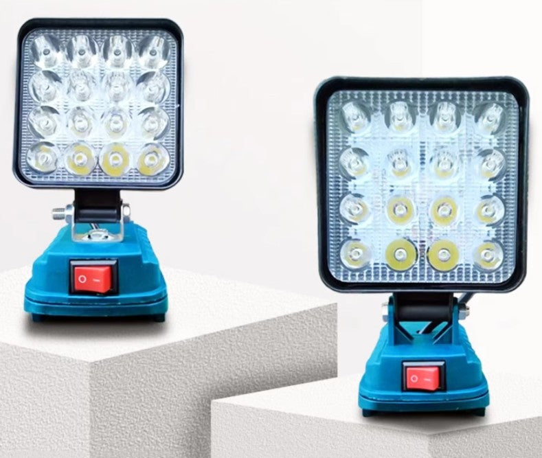Makita compatible LED 18v light and phone charger