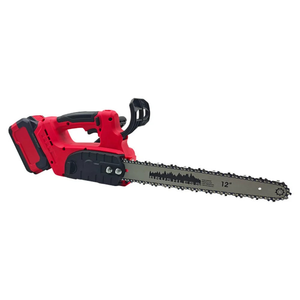 Milwaukee compatible 18V JV 12 Inch Cordless Chainsaw Handheld Garden Electric Chain Saw for Tree Branch Wood Cutting For Milwaukee M18 Battery