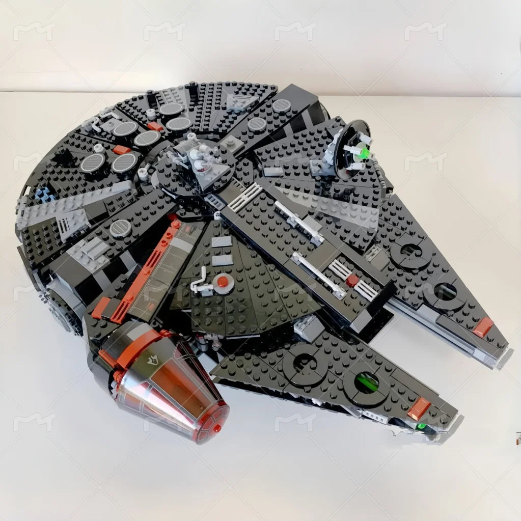 Millennium Falcon JV 1579pcs MINISO UCS Star Battle Rebuilding Milky Way Dark Falcon Millennium Falcon Spaceship 75389 Building Block Christmas Gifts
